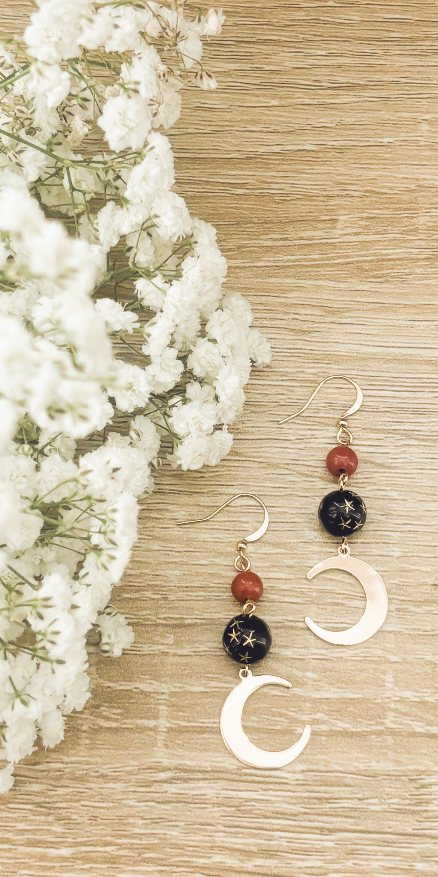 Beautiful Celestial Moon Earrings