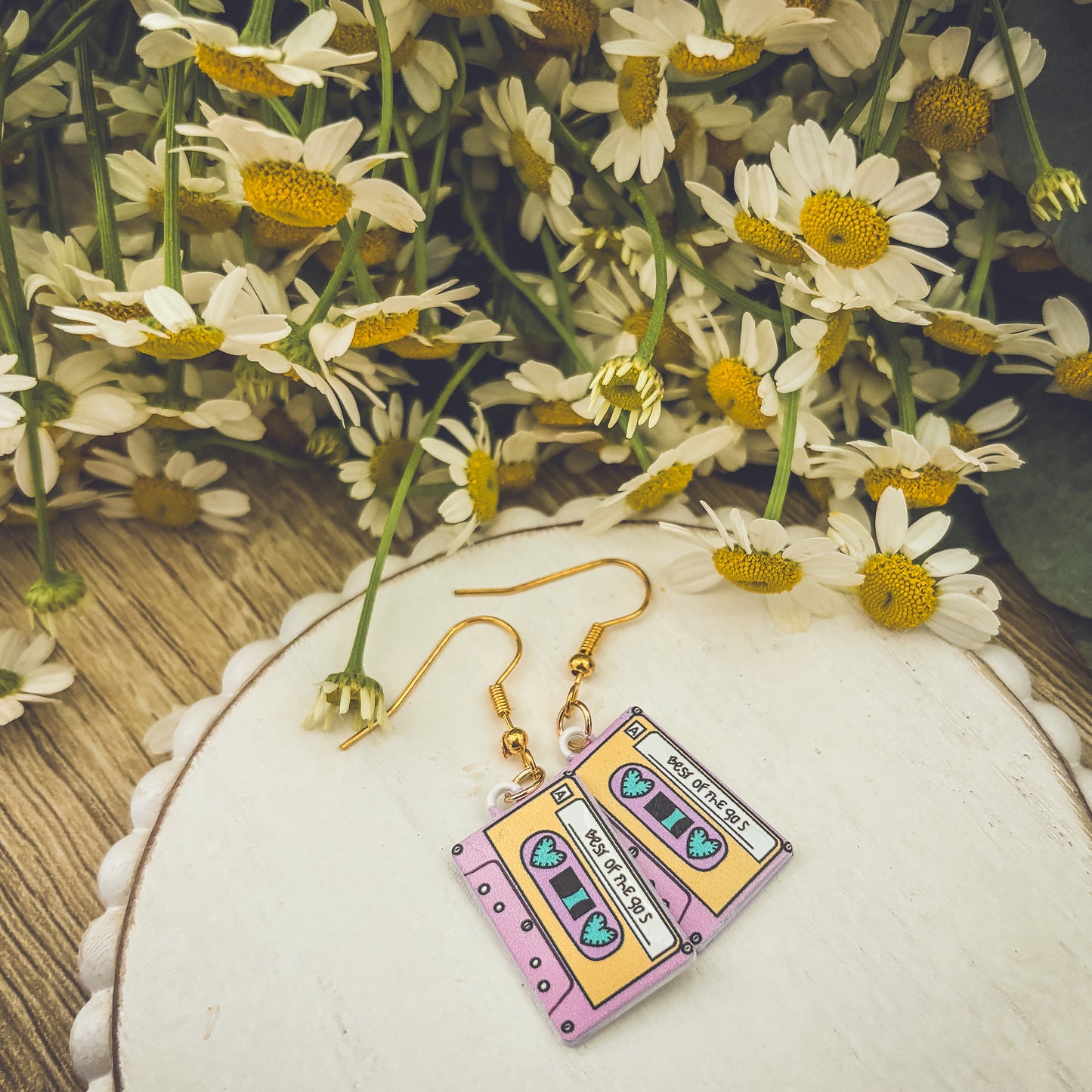 Adorable Retro Tape Deck Earrings