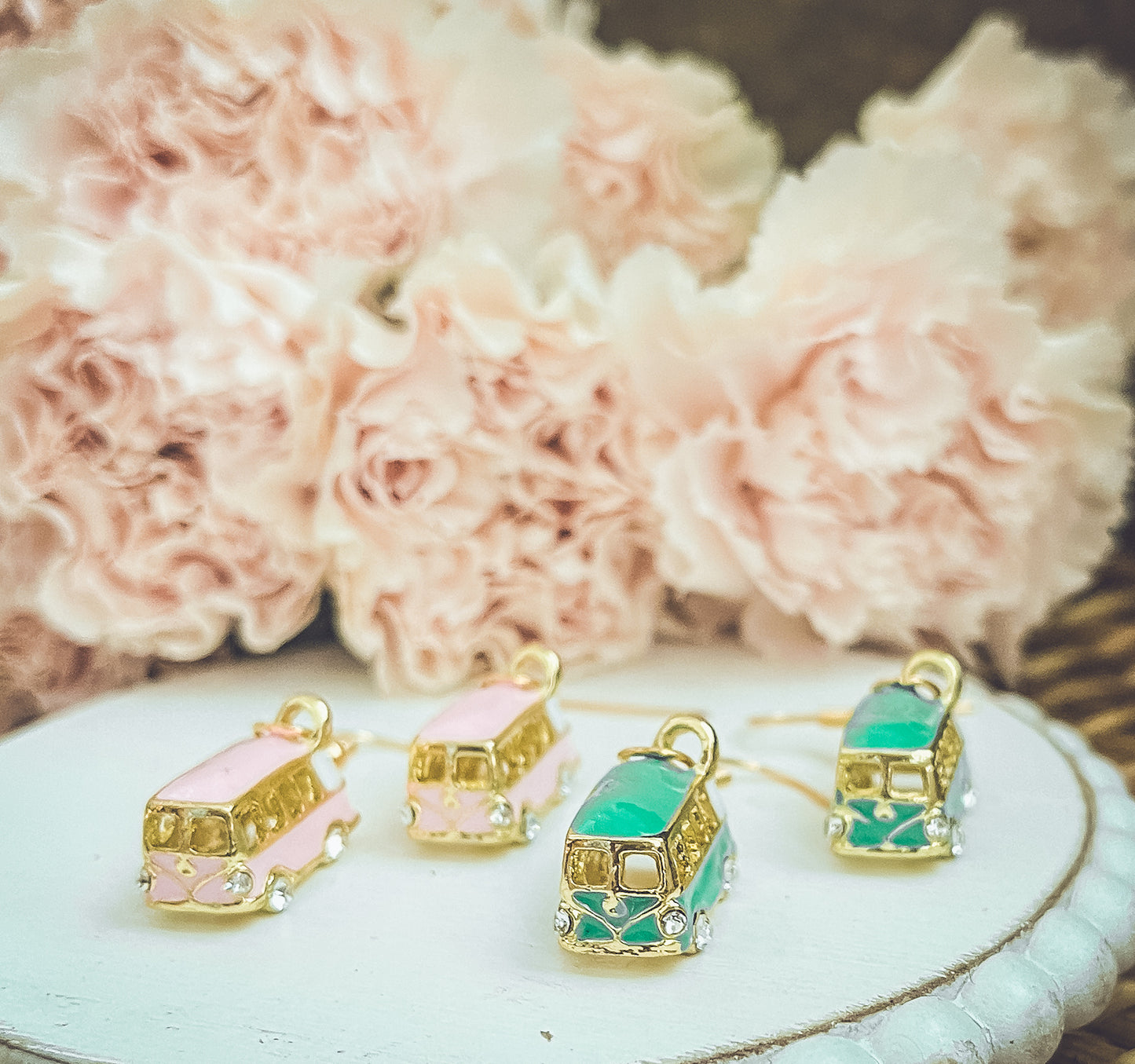 Adorable Vintage Van Earrings