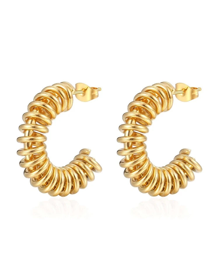 Beautiful Gold Statement Earrings