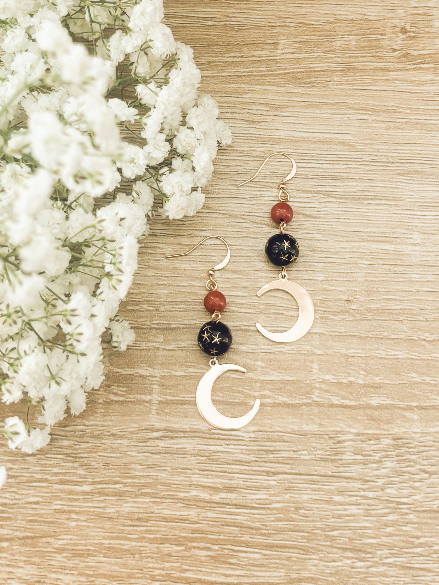 Beautiful Celestial Moon Earrings