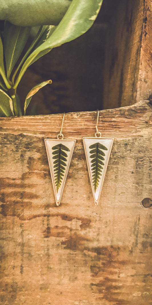 Beautiful Foliage Drop Earrings