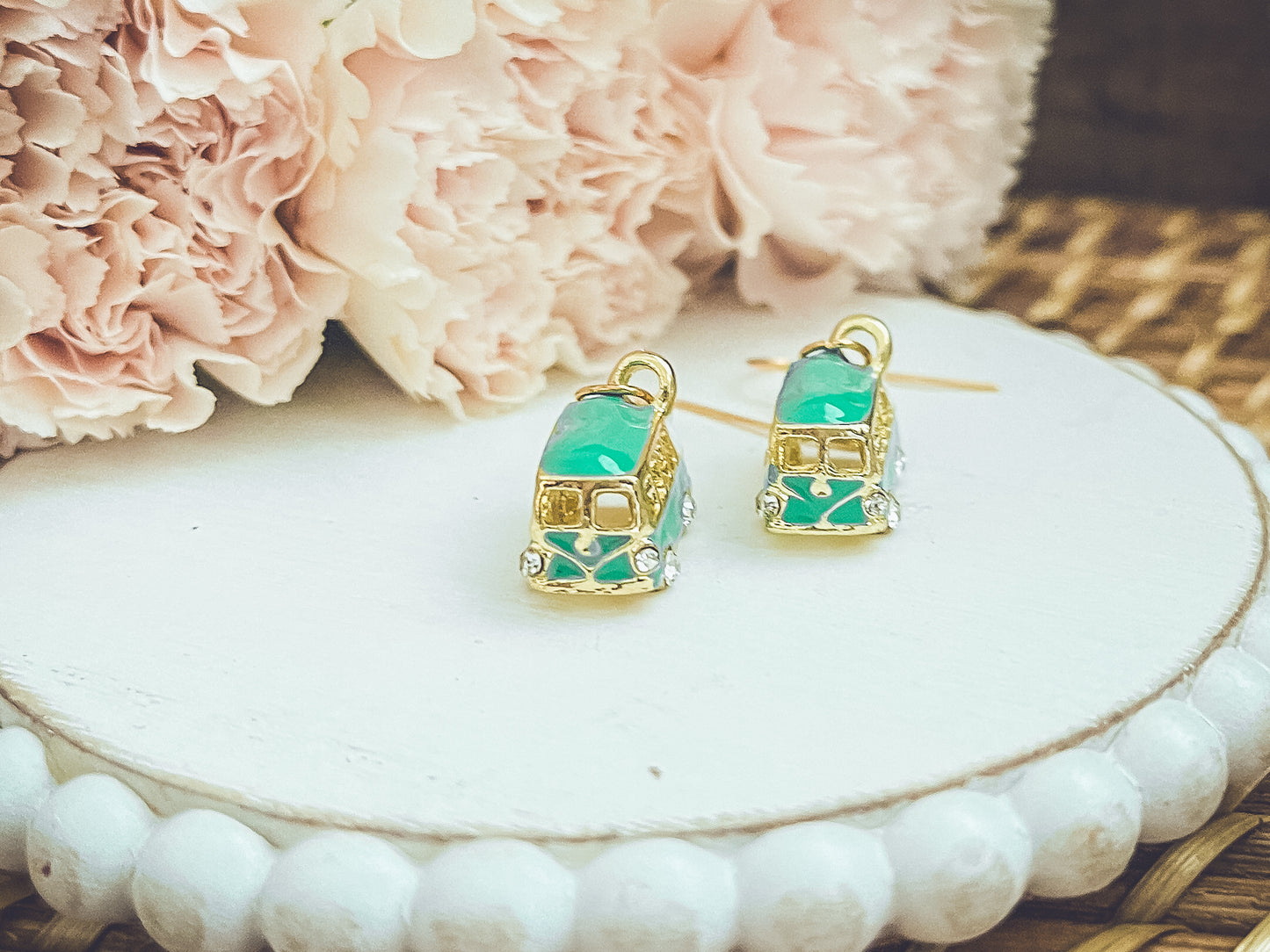 Adorable Vintage Van Earrings