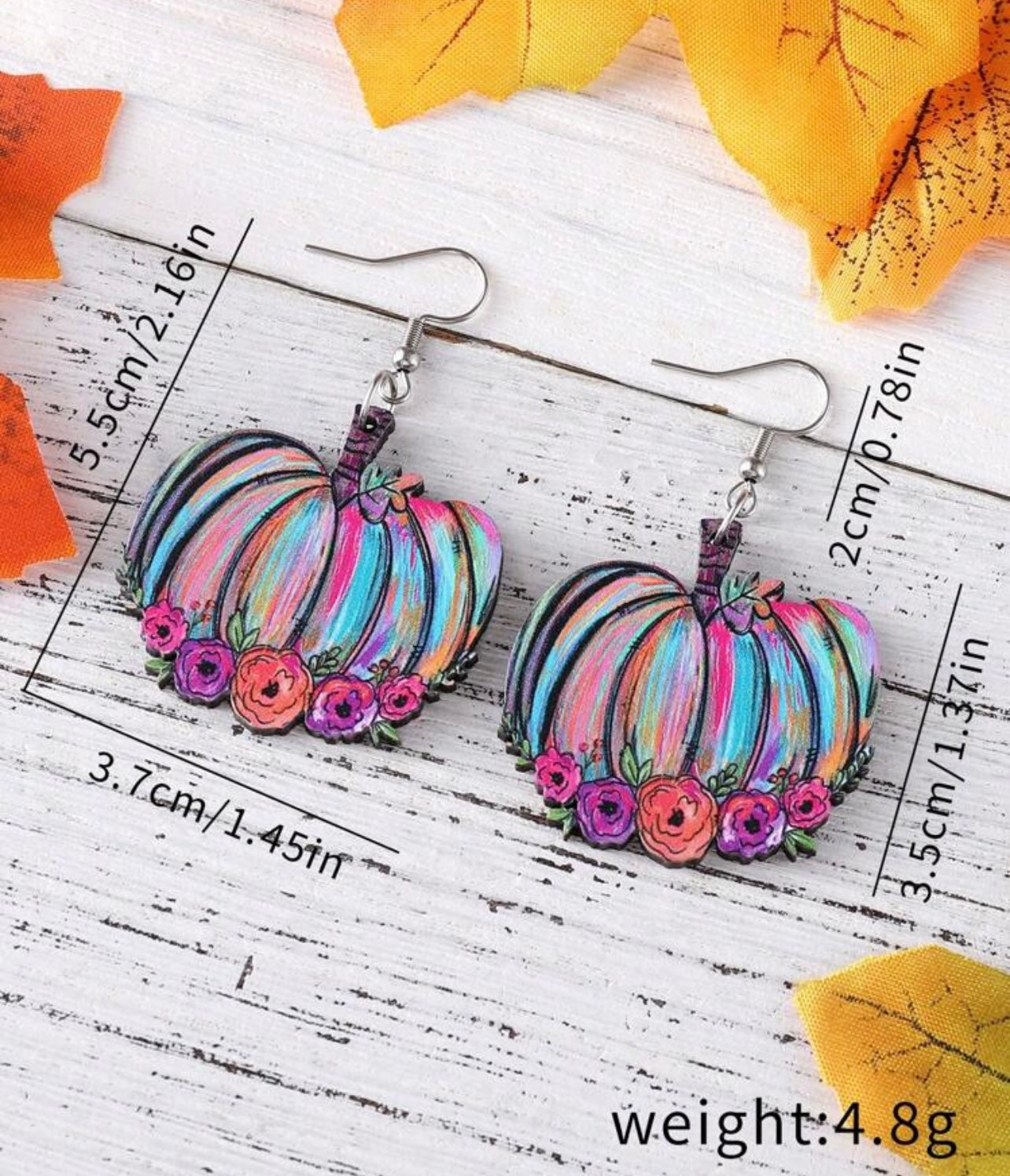 Adorable Fall Pumpkin Earrings