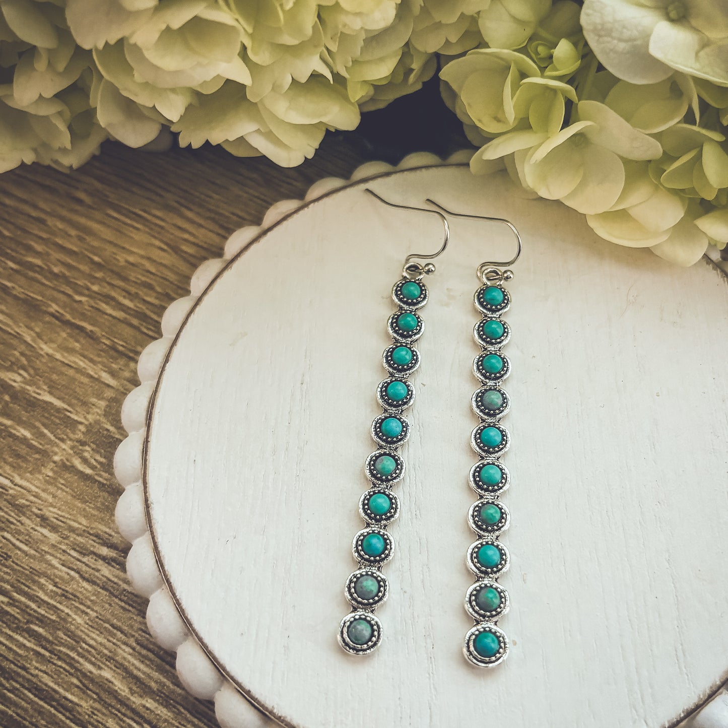 Beautiful Vintage Style Turquoise Earrings