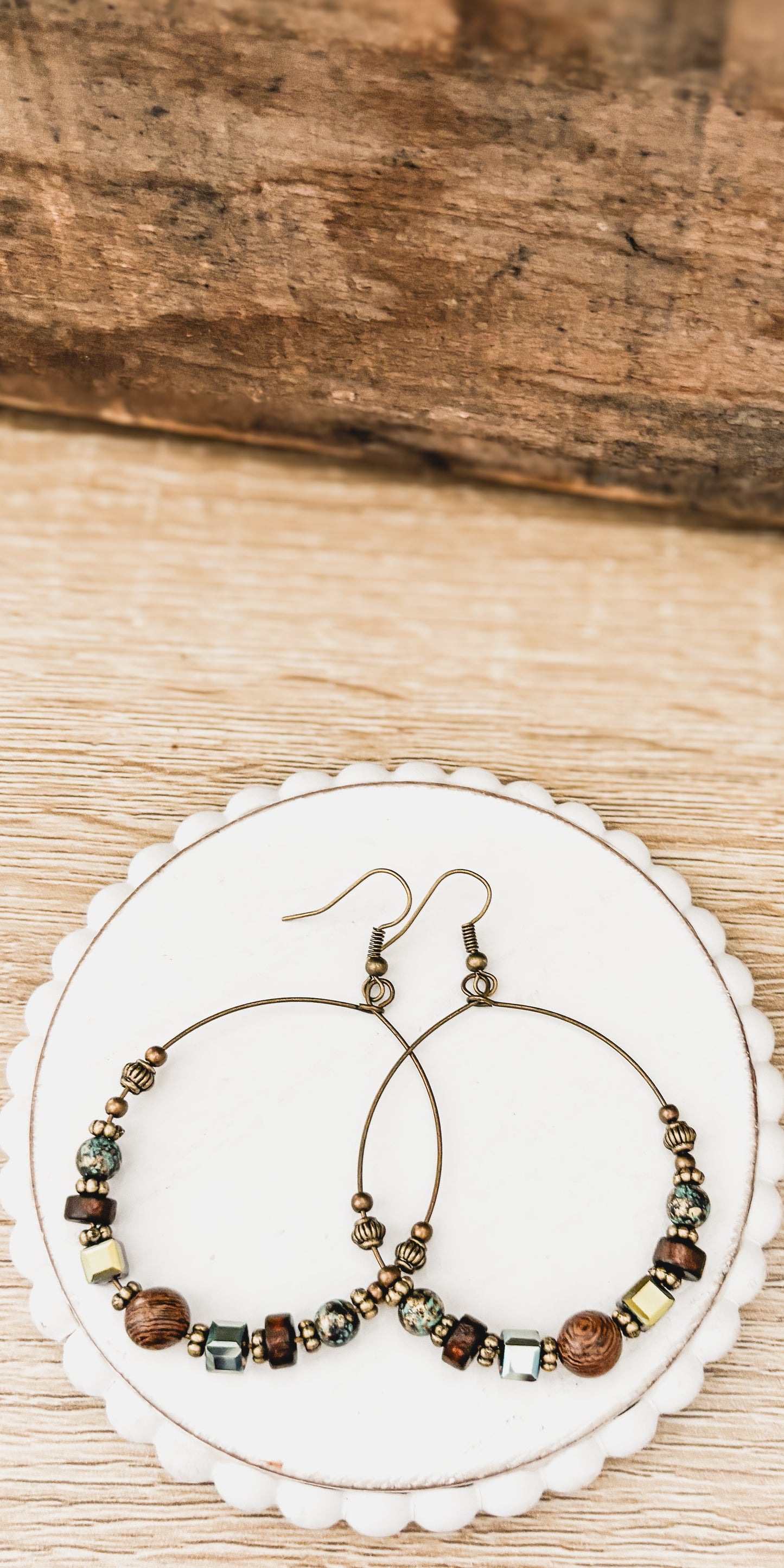 Bohemian Hoop Earrings