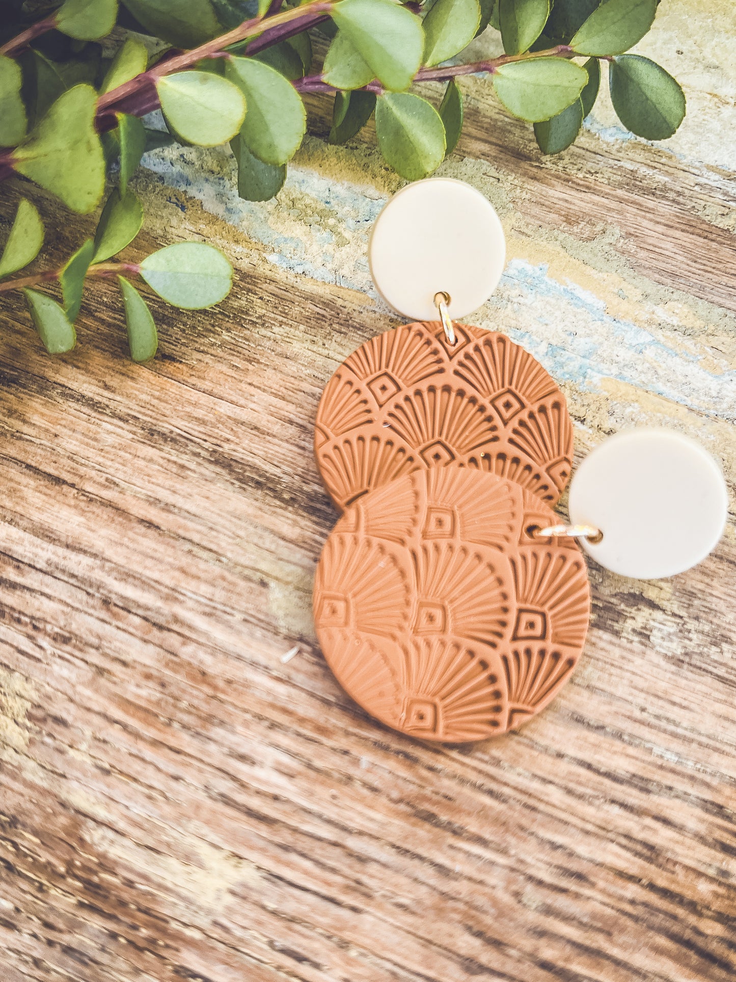 Beautiful Desert Clay Earrings