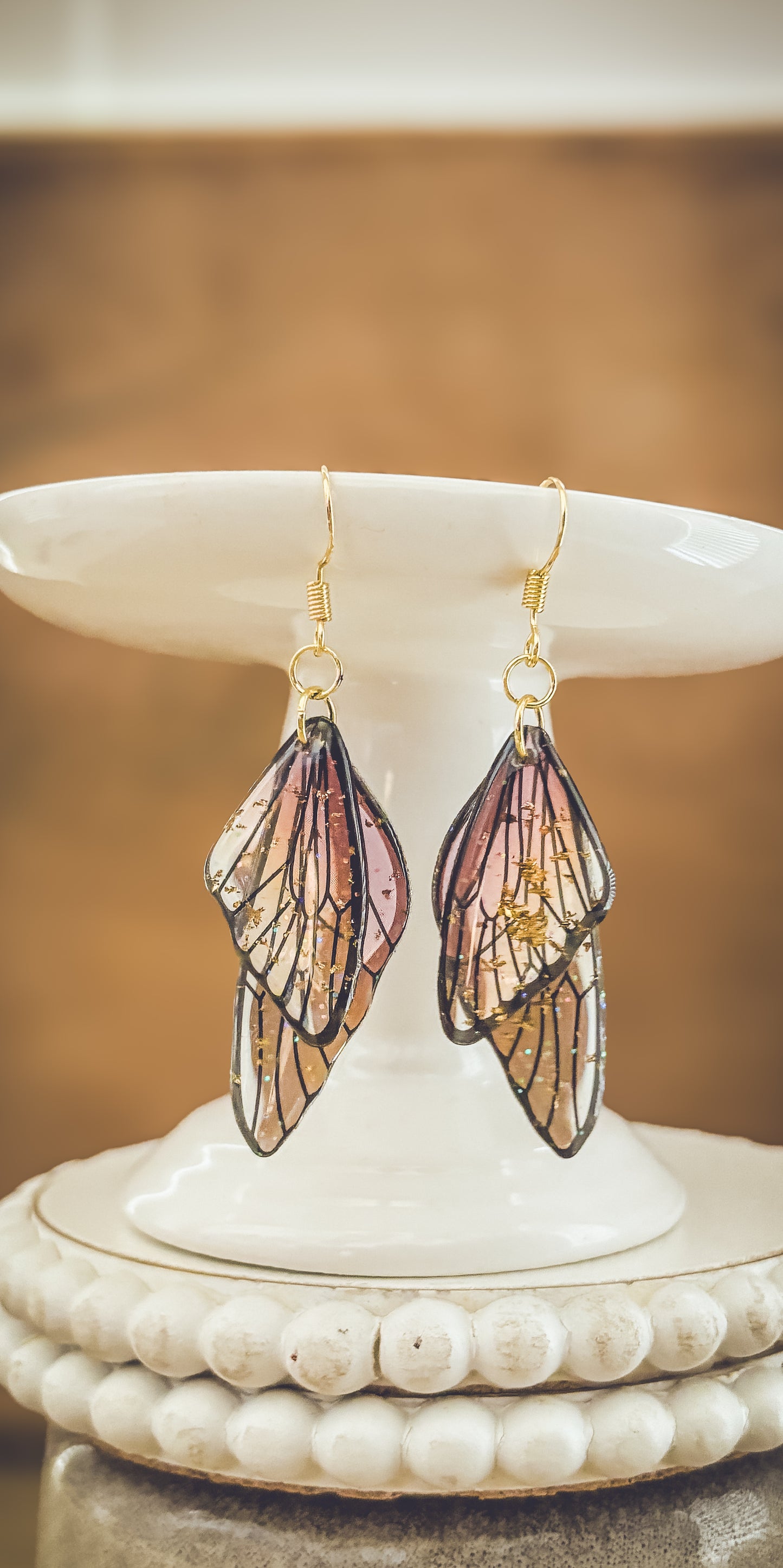 Beautiful Butterfly Wing Earrings