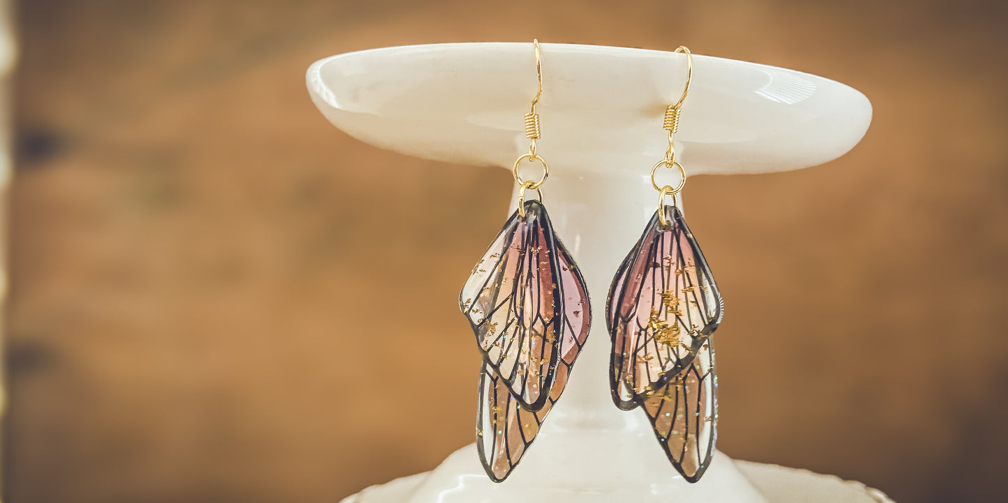 Beautiful Butterfly Wing Earrings