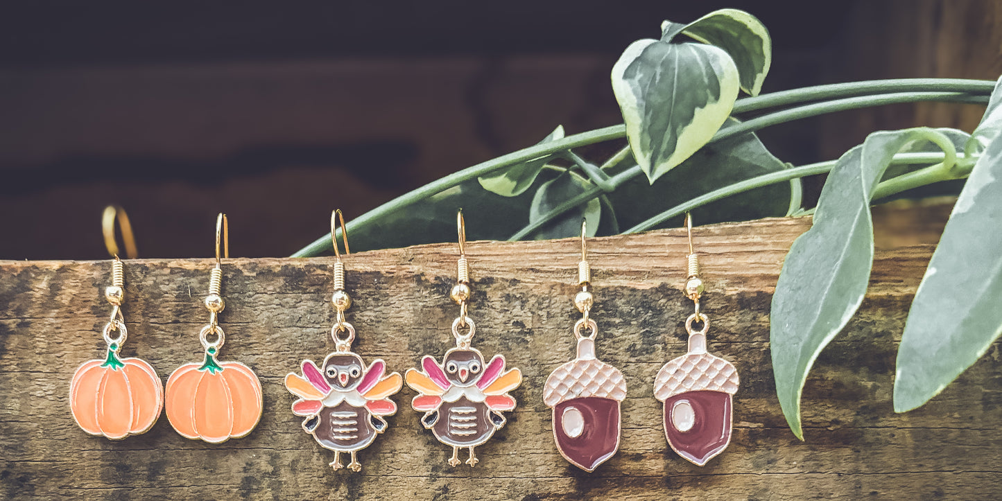 Adorable Fall Earring Set