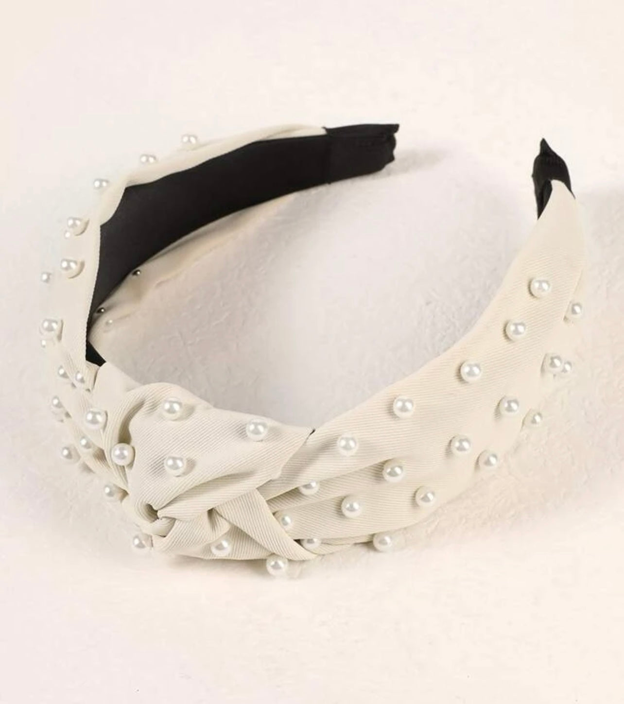 Beautiful Cream and Pearl Headband