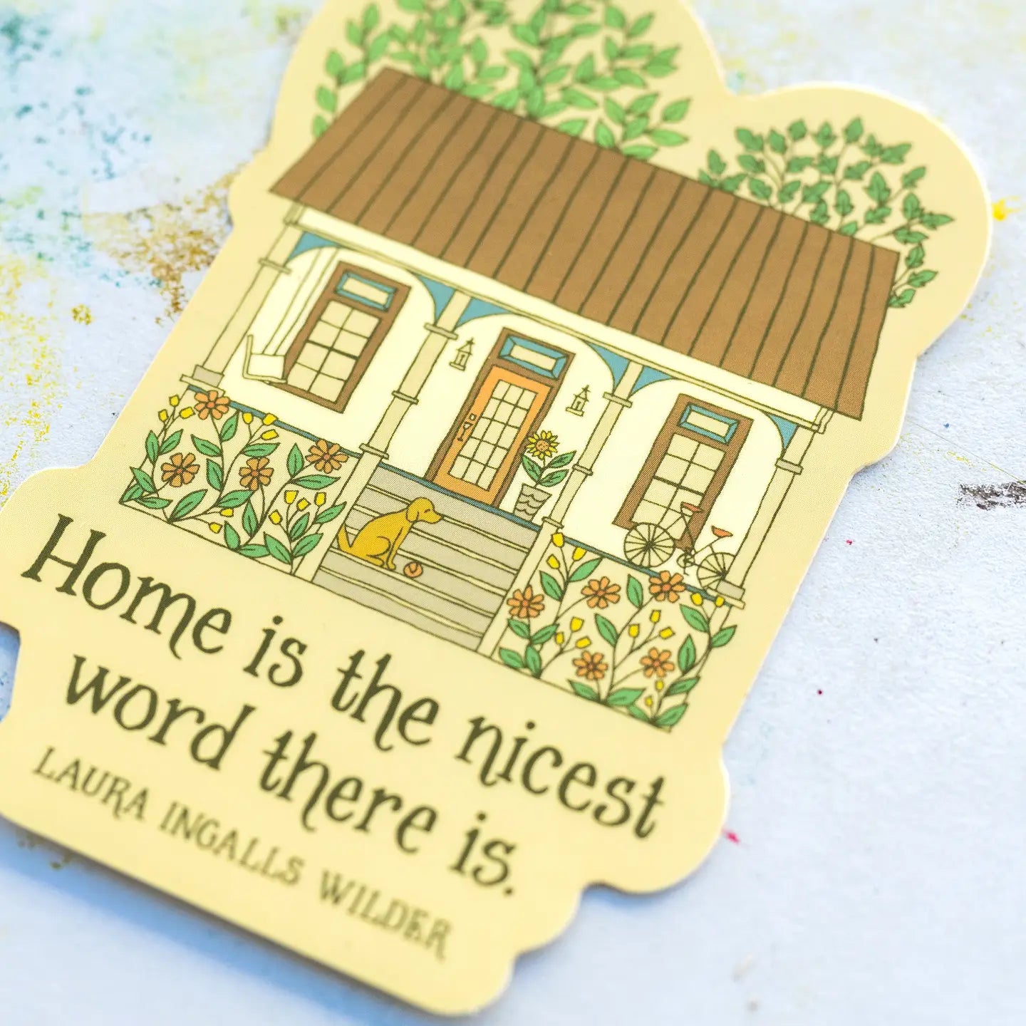 Home Is the Nicest Word Sticker