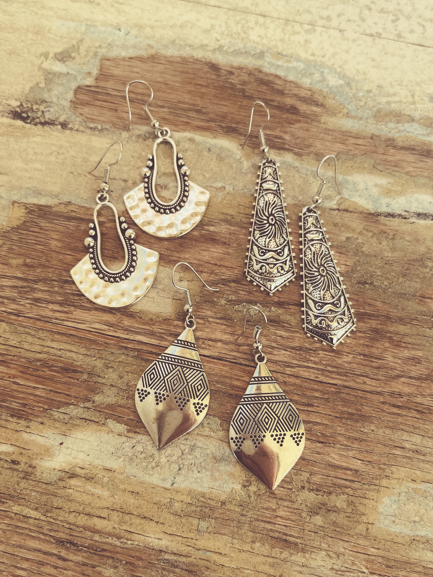 Beautiful Boho Earring Set - Set of 3