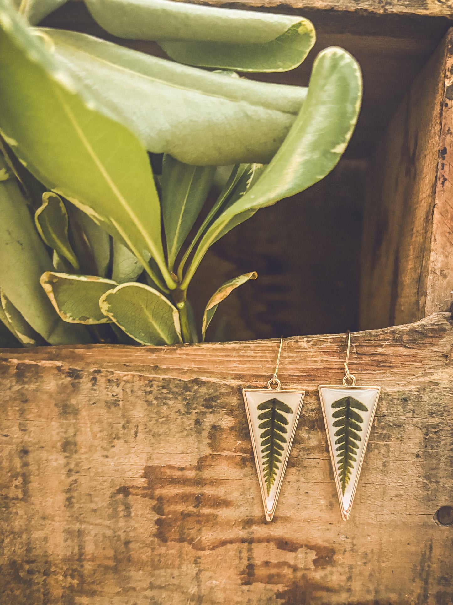 Beautiful Foliage Drop Earrings