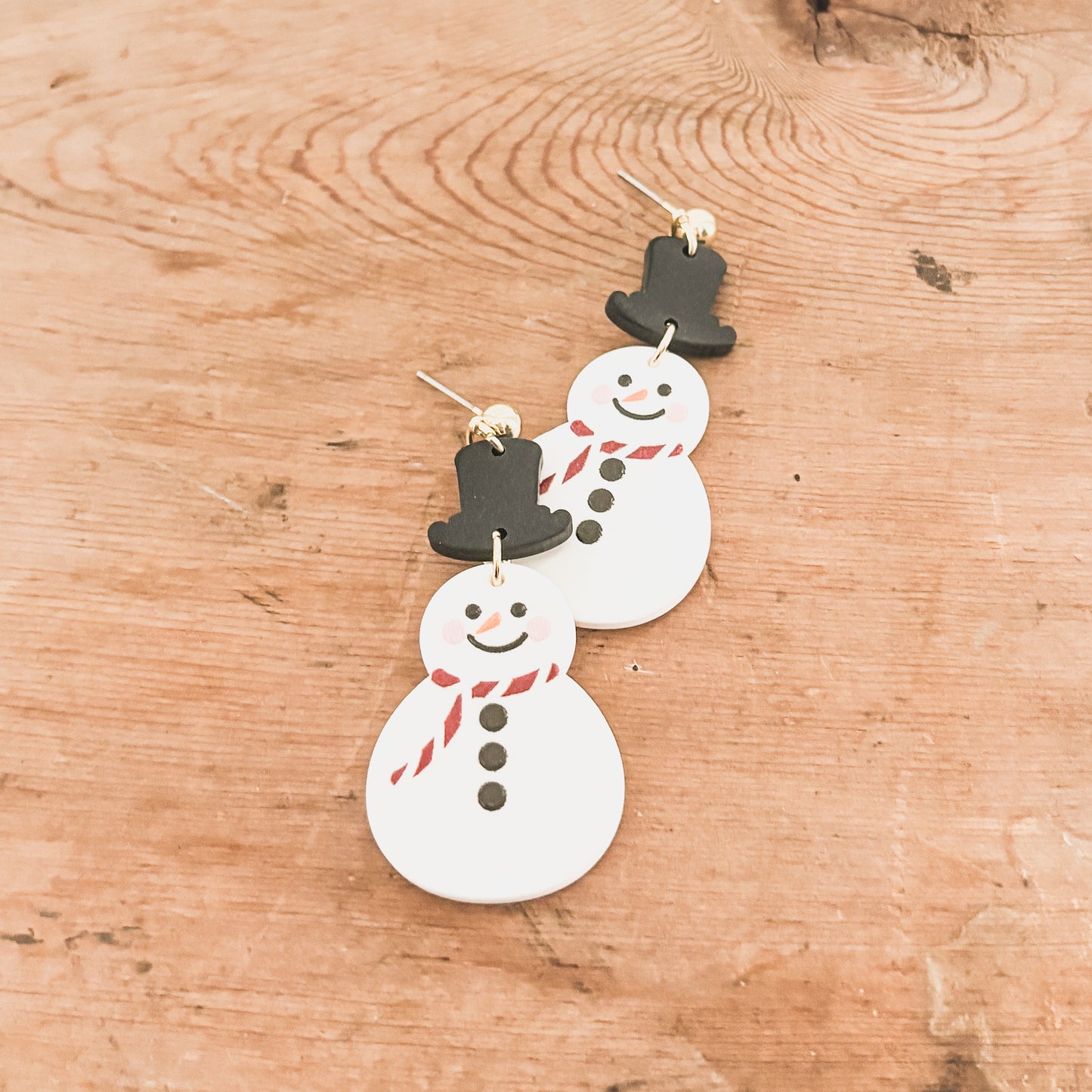 Adorable Snowman Earrings