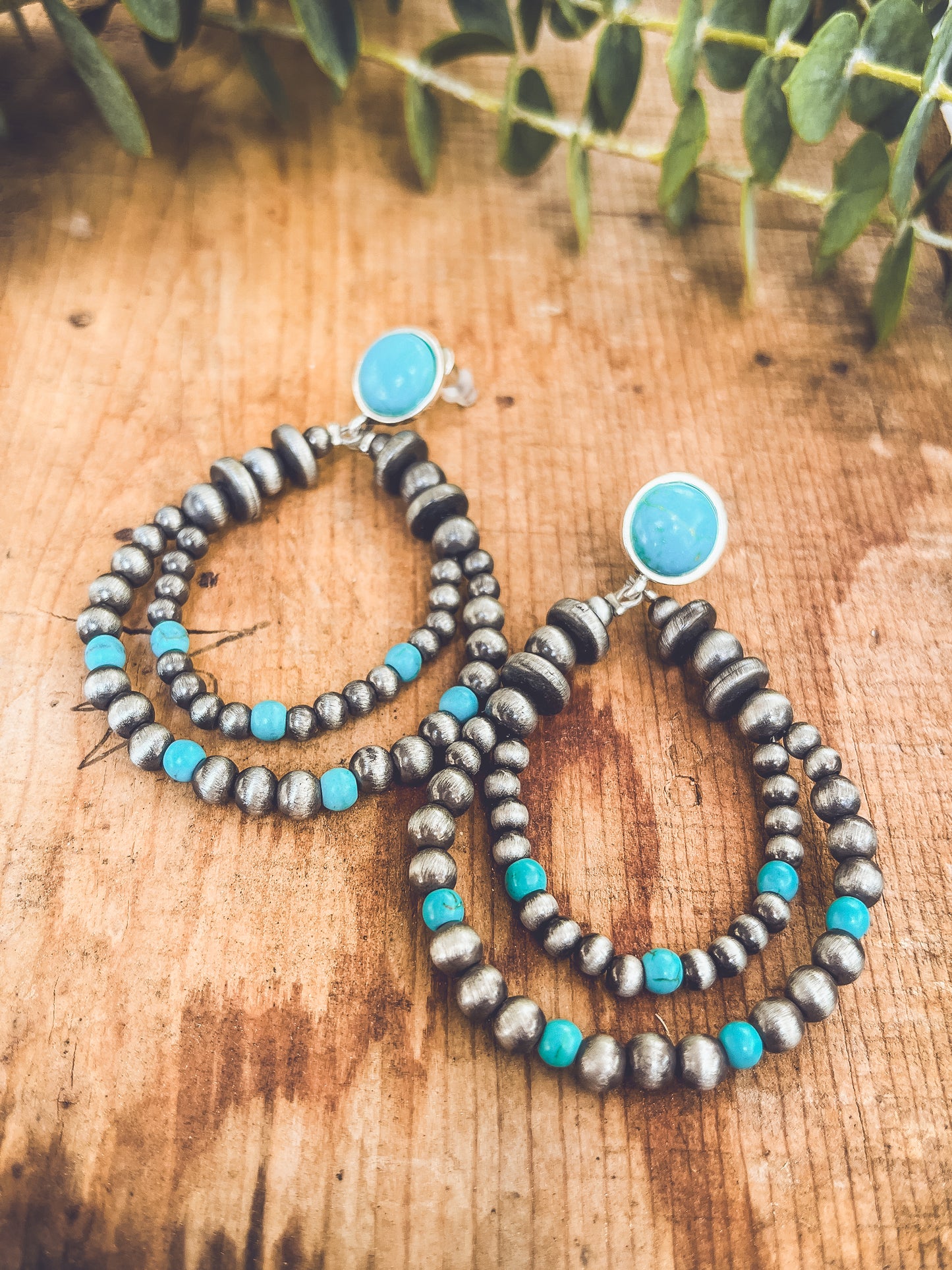 Navajo Pearl Earrings