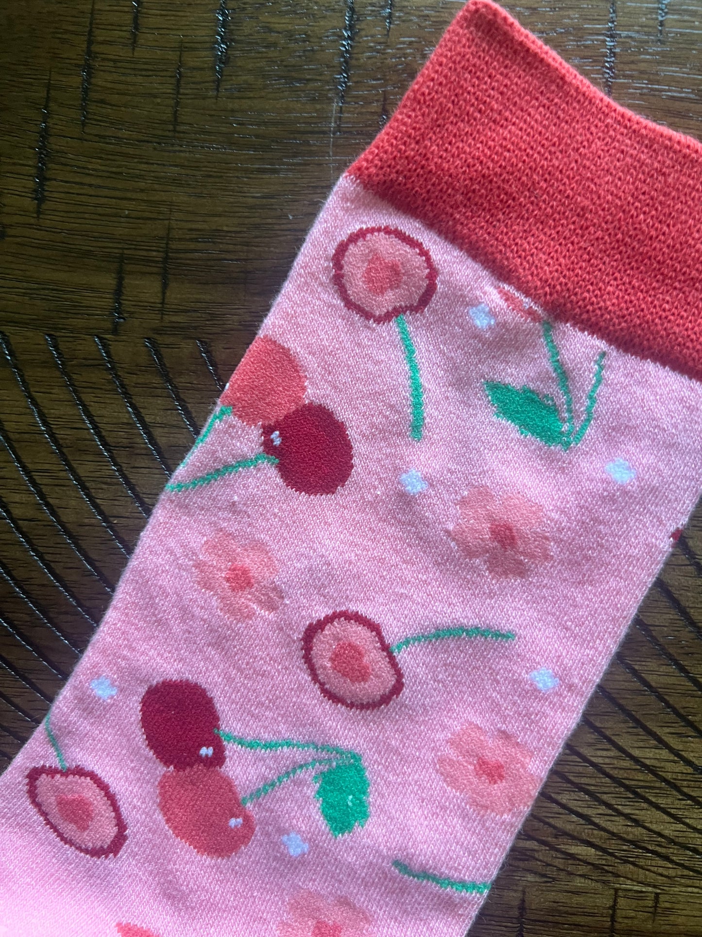 Adorable Cherry Socks