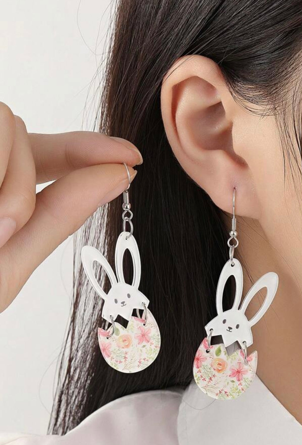 Beautiful Acrylic Bunny Earrings