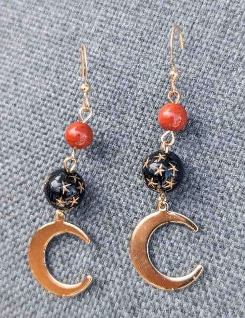 Beautiful Celestial Moon Earrings