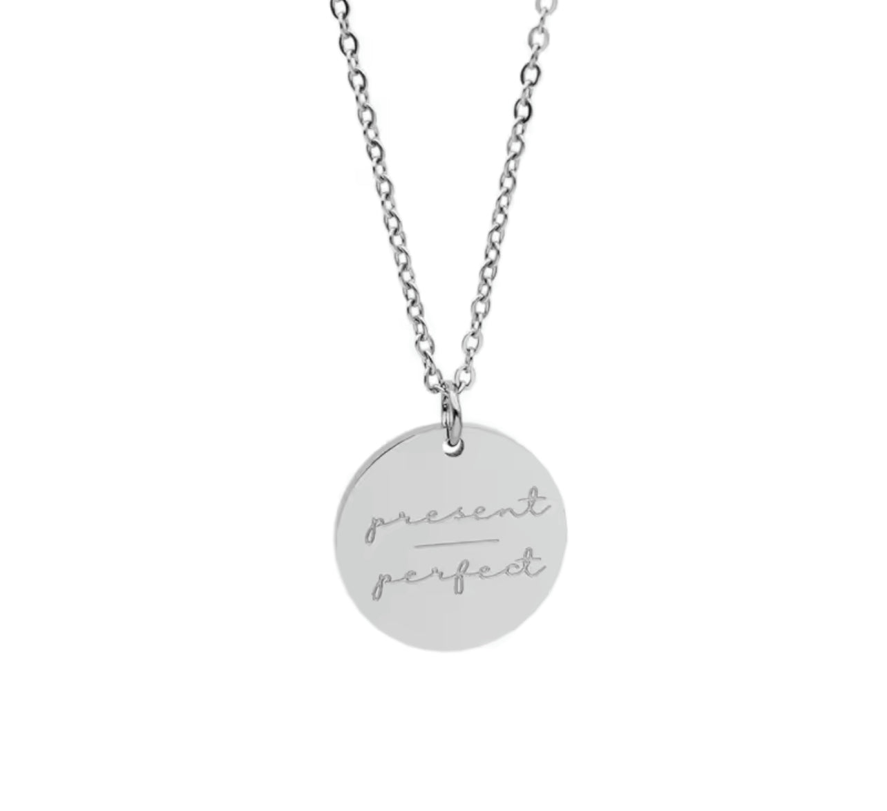 Beautiful Present Over Perfect Necklace in Gold or Silver