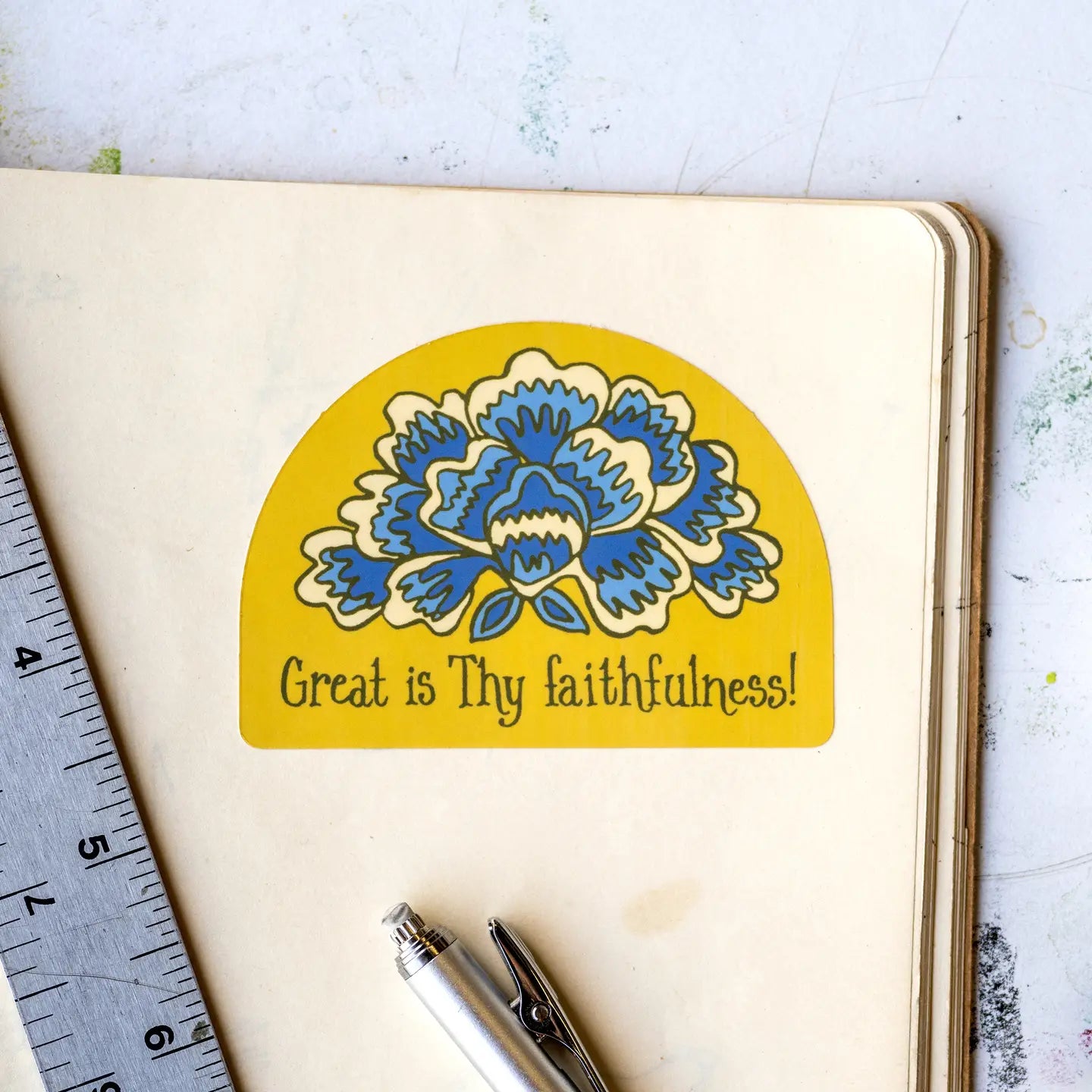 Great Is Thy Faithfulness Hymn Sticker