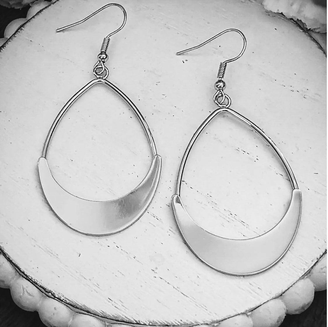 Beautiful Silver Drop Earrings