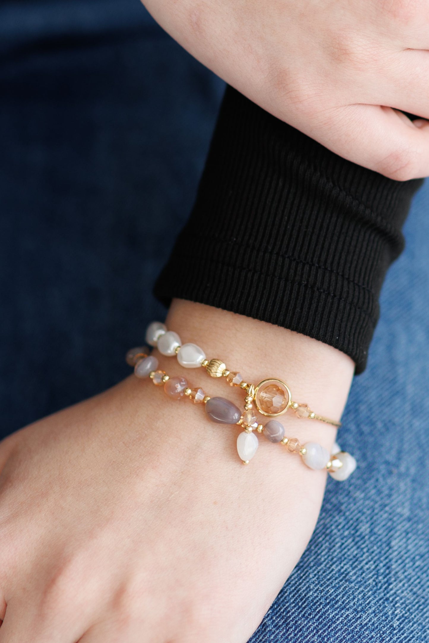 Beautiful Neutral Wrapping Bracelet