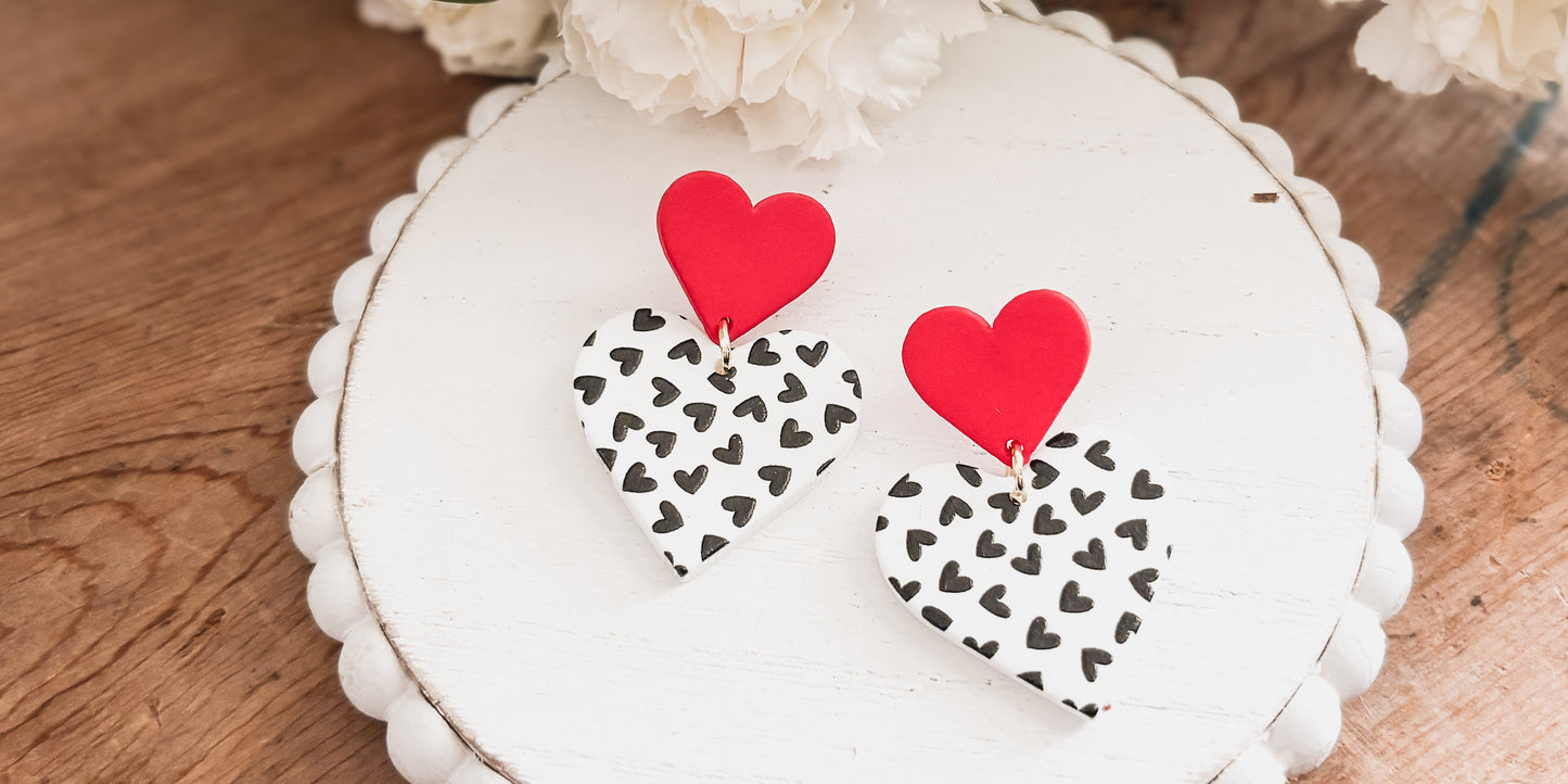 Adorable Valentines Heart Earrings