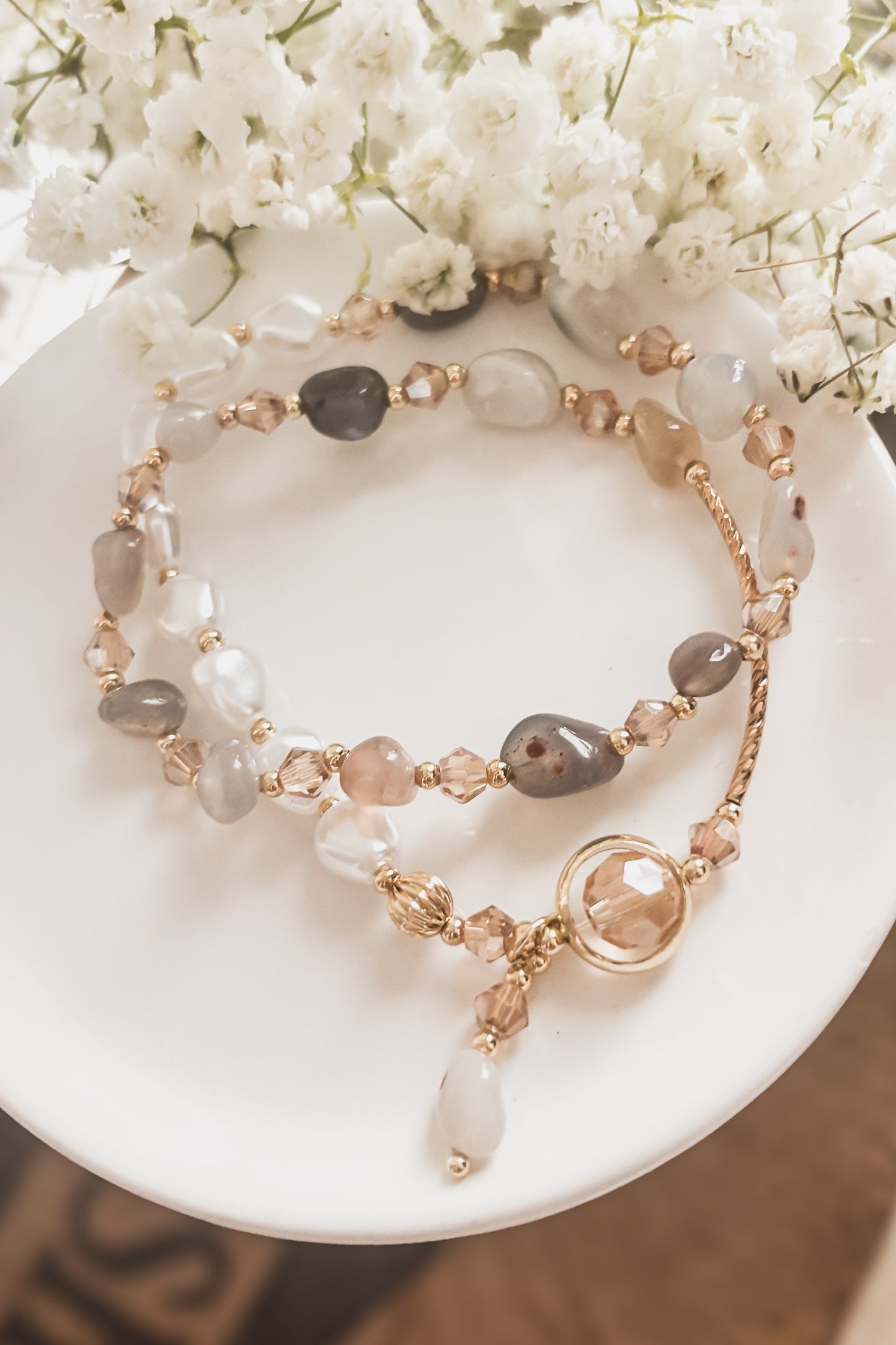 Beautiful Neutral Wrapping Bracelet