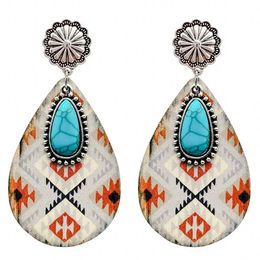 Beautiful Southwest Turquoise Drop Earrings