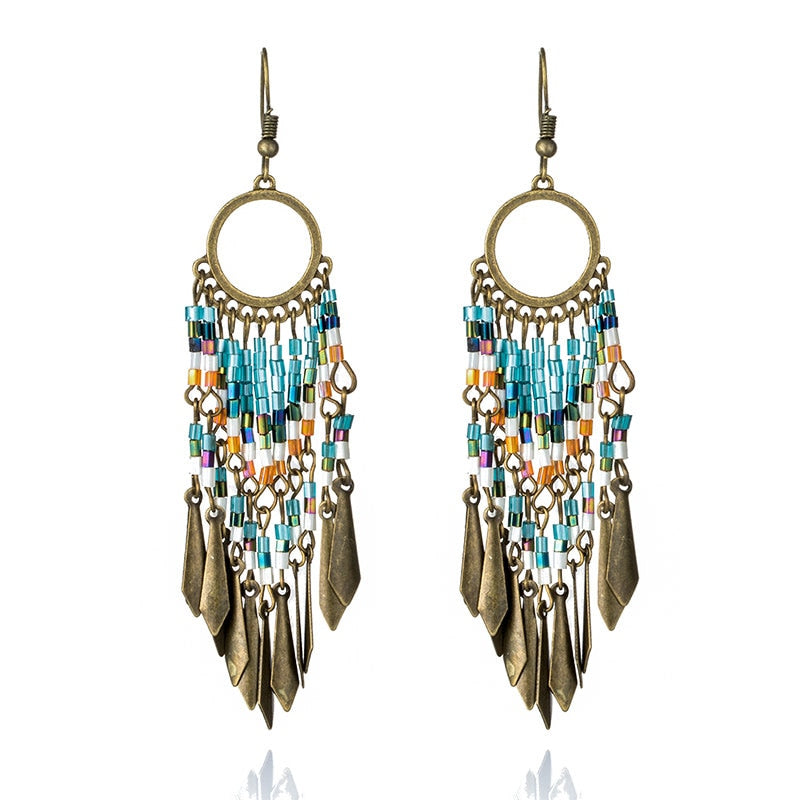 Boho Beaded Dream Earrings – Rooted Home Goods