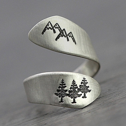 Winding Mountain Forest Ring
